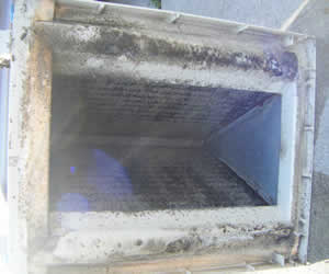 dirty air handler coil